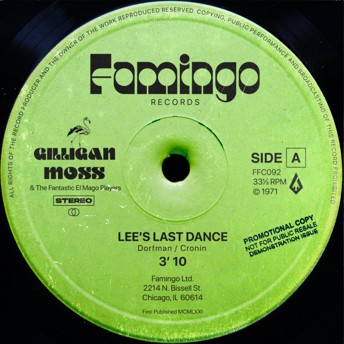 Lee's Last Dance cover